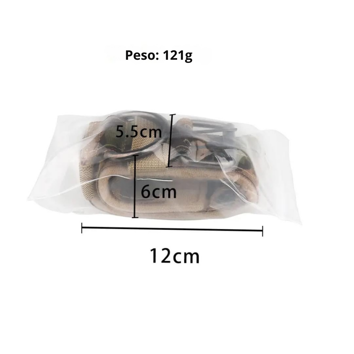 Collar Táctico para Perros con Doble Hebilla Metálica – Nylon Militar 1050D, Ajustable y Transpirable con Sistema MOLLE