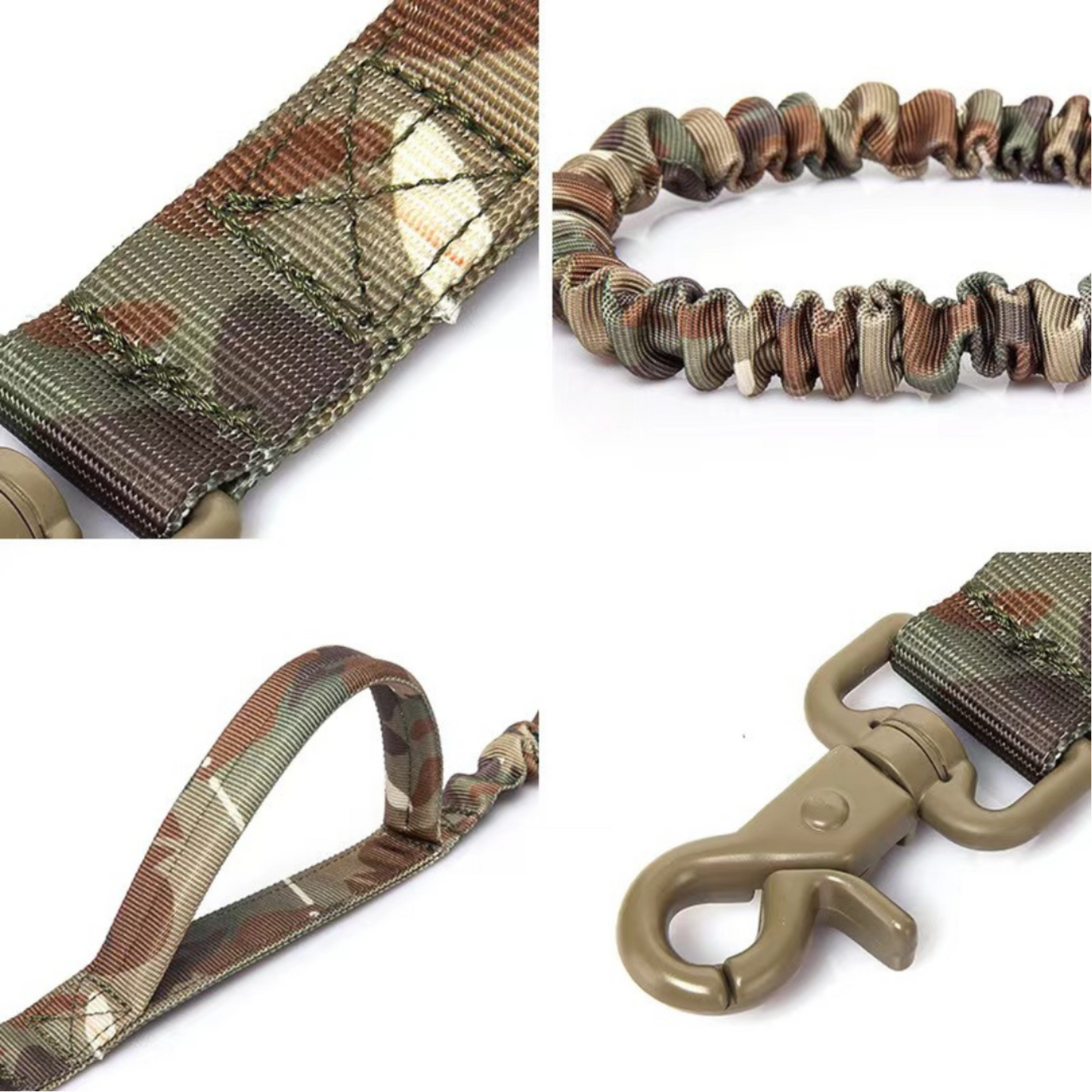 collar con correa de alta calidad para perro grande y mediano táctico militar