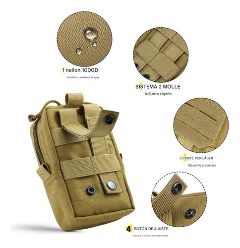 Bolsos Modulares Caninos Tácticos En Nailon De Alta Calidad