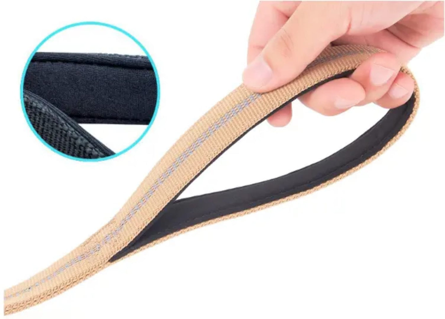 Correa para perro PREMIUM de nylon - Correa antitirones de entrenamiento para perro