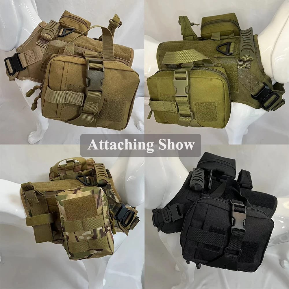 pack táctico dominus pro 6 en 1 para perros | equipamiento premium rg4 tactical pack táctico dominus pro 6 en 1 para perros | equipamiento premium rg4 tactical